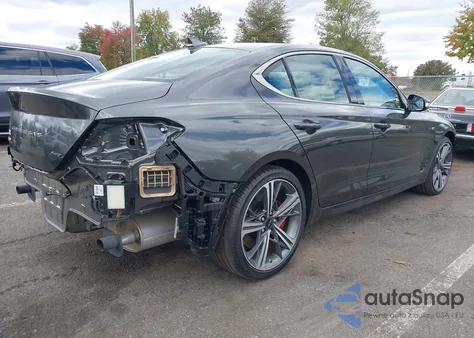 2025 Genesis G70 2.5T Awd из США, поврежденный, VIN KMTG34SC4SU153305